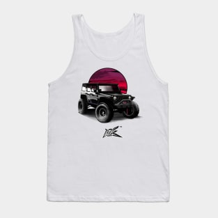 jeep wrangler rubicon black Tank Top